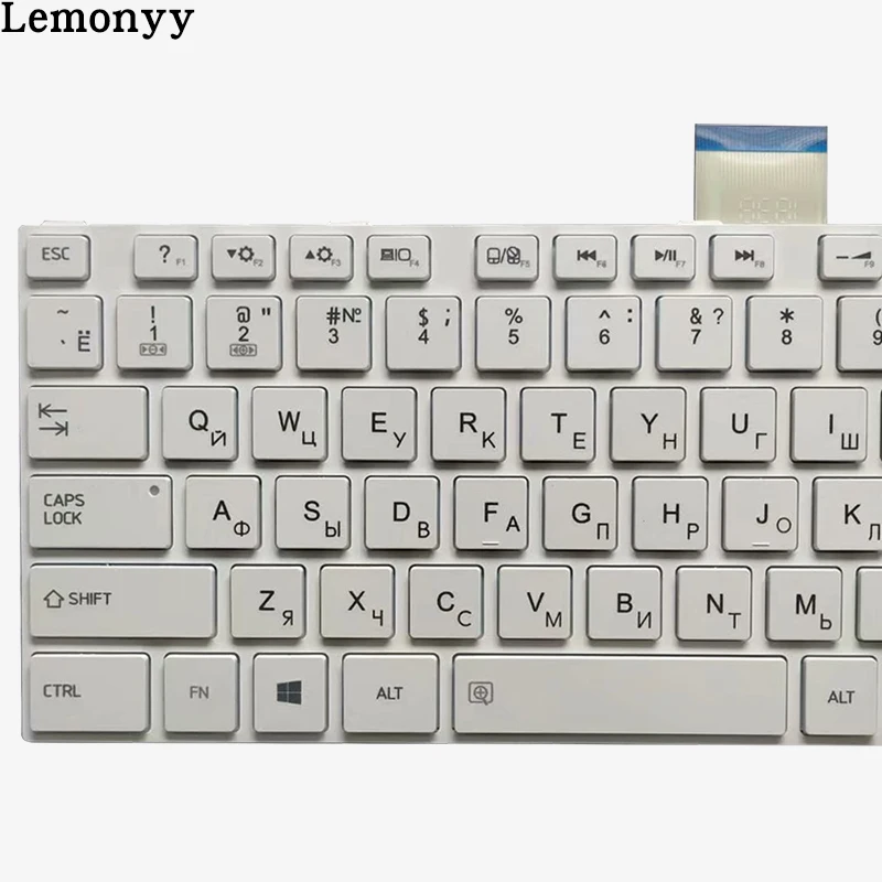Русской клавиатуры для ноутбука TOSHIBA C850 C855D C855 C870 C870D C875 L875 L950 L950D L955 L955D русская клавиатура белый