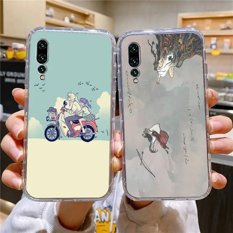 

Doujin Manga Inuyasha Phone Case For Xiaomi Redmi Note 7 7A 8 8T 9 9A 9S 1 K3 Pro Ultra Transparent Phone Case