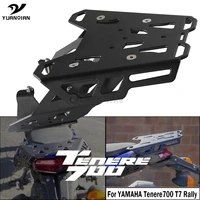 motorcycle rear luggage fender luggage rack cargo saddlebag holder shelf bracket for yamaha tenere 700 t7 rally 2019 2020 2021