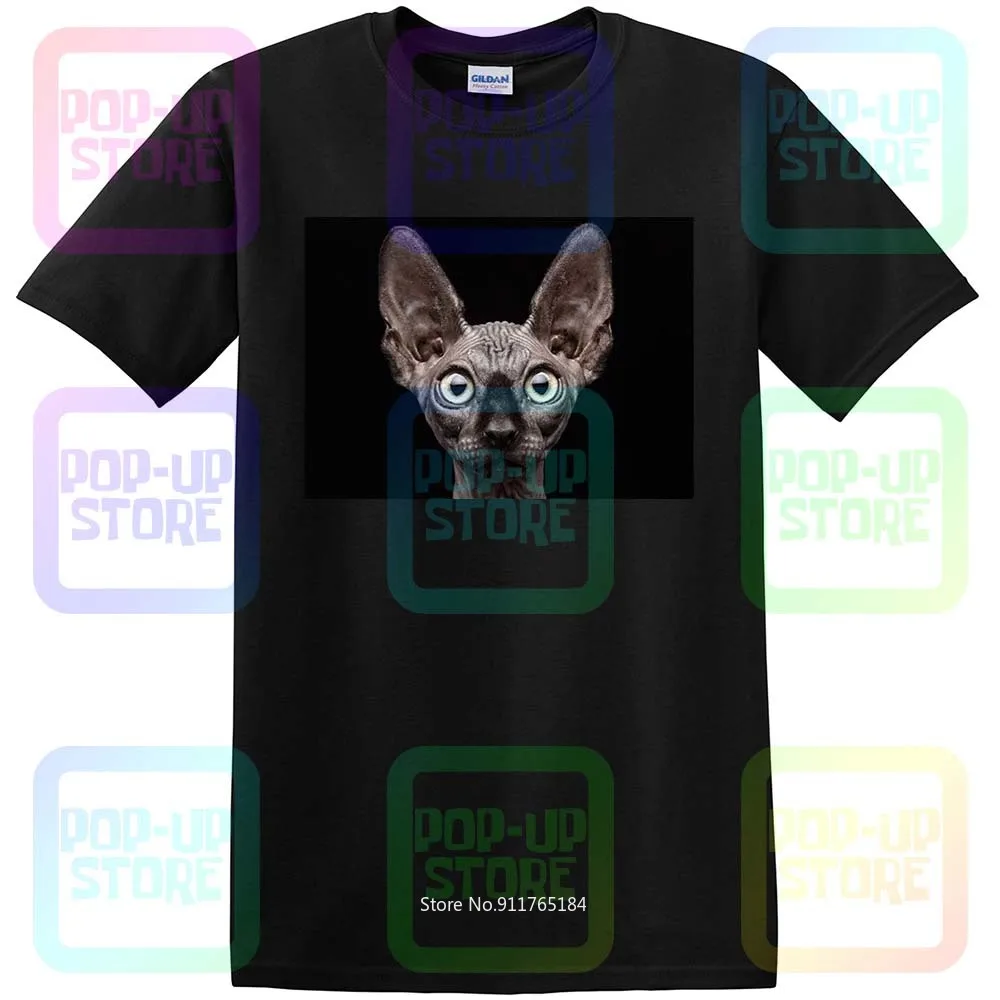 Сфинкс Кошка голая котенок мяу Замечательная жилетка 1028 рубашка футболка