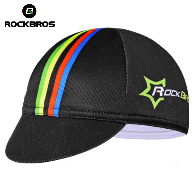 

ROCKBROS Cycling Bike Headband Cap Bicycle Helmet Wear Cycling Equipment Hat For Men's Race Bike Multicolor Free Size Riding Cap