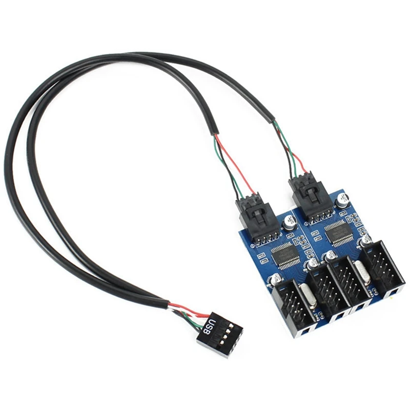 Партиями по 5 комплектов 9Pin usb-заголовок брюк для мальчиков от 1 до 4 Женский