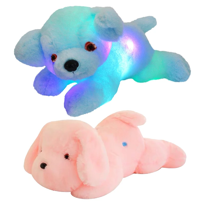 

Light Up Stuffed Animal Dog Light Up Stuffed Puppy Dog Soft Pillow Best Birthday Gifts for Toddlers and Children