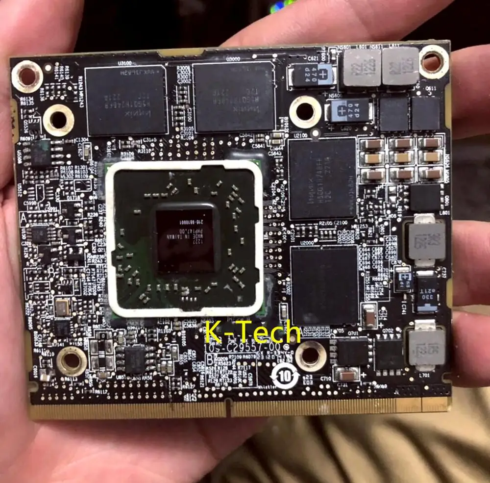 Видеокарта HD6770 HD6770M HD6750 HD6750M оригинальная видеокарта 109-C29557-00 для Apple iMac 27 &quotA1312 21