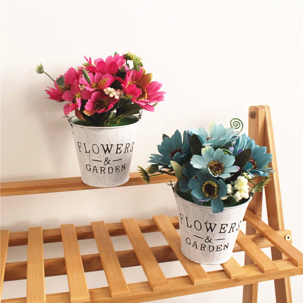 Искусственные Подсолнухи искусственные растения бонсай яркое моделирование