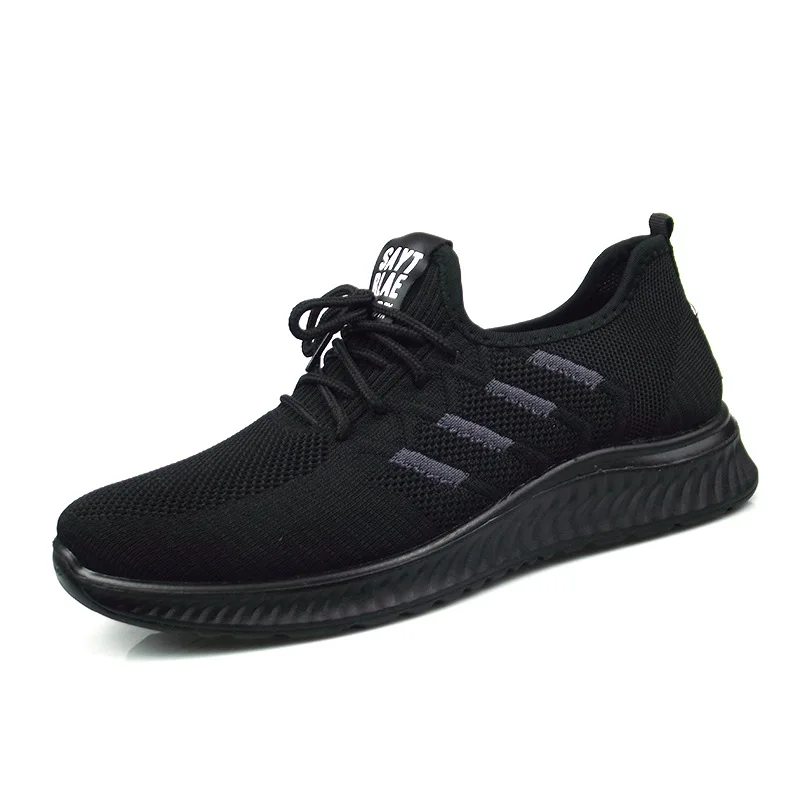 

2021 New Spring and Summer Mesh Shoes Sports Casual Men's Shoes Flying Woven Running Shoes