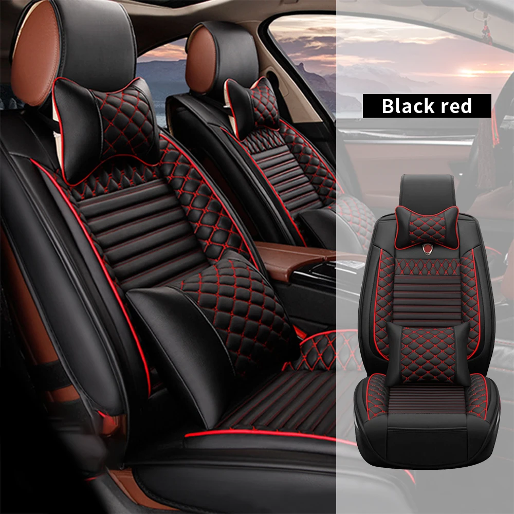 MUCHKEY 5 мест спереди и сзади чехлы для сидений автомобиля Ford Телец Mustang купе GT500