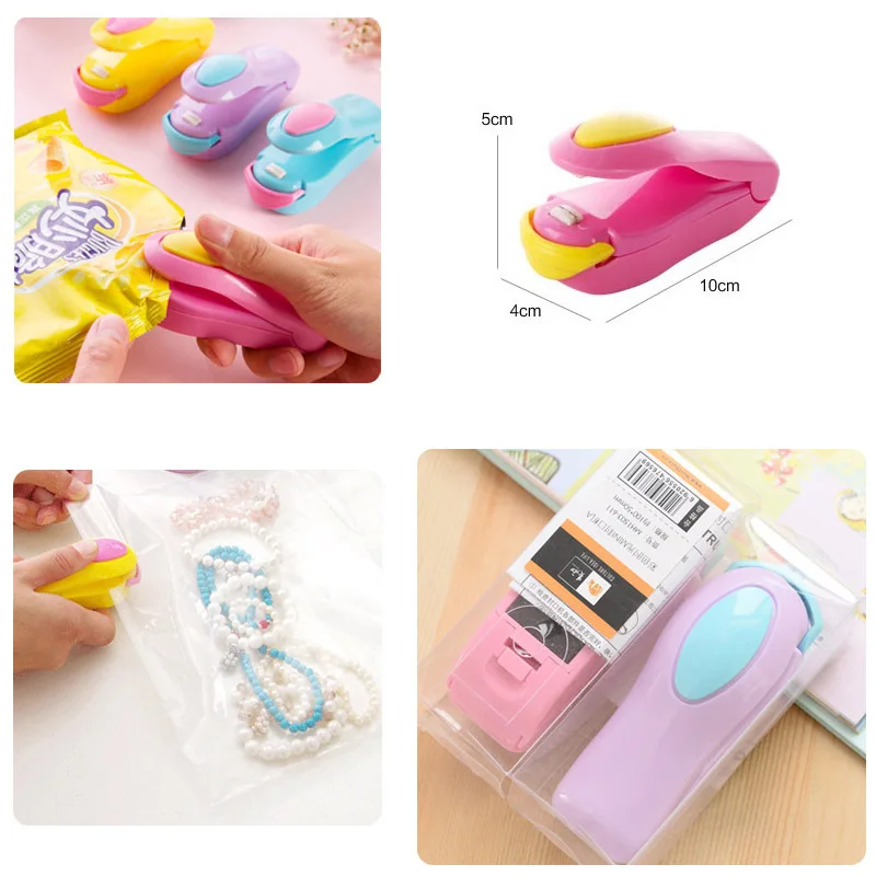 Портативный термоупаковочная машина полиэтиленовый пакет для хранения мини