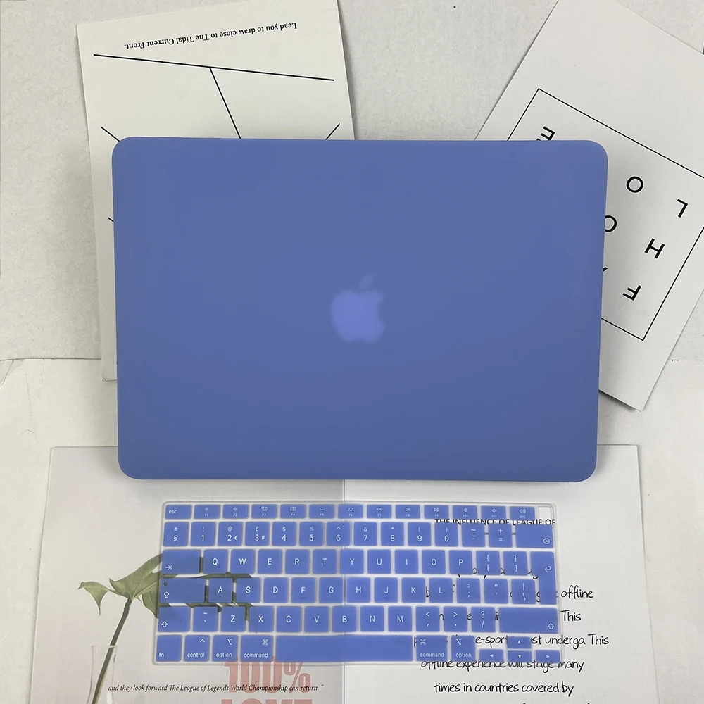 

Matte Laptop Case For MacBook Air 13 M1 Chip A2179 A2337 A1932 Case 2020 Pro 13 15 16 inch A 2251 A2238 A2159 Free Keyboard Film