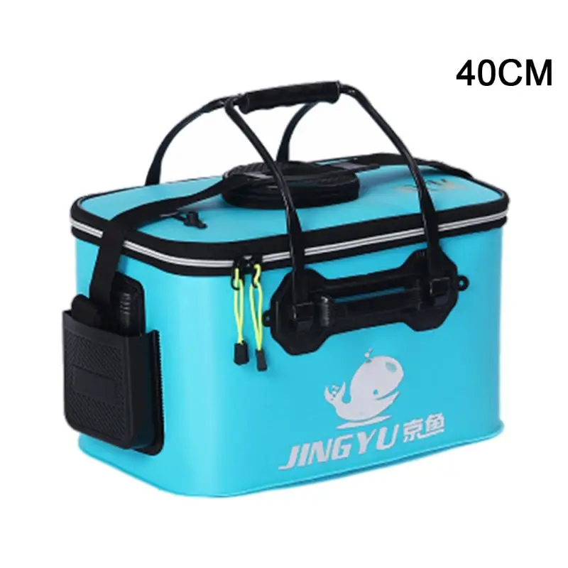 

EVA Portable Thick Folding Fishing Barrel Fishing Gear Bait Storage Bag Waterproof Large Capacity Pack Bucket