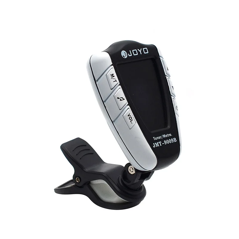 JOYO JMT-9009B 2-в-1 вращающийся ЖК-дисплей гитарный тюнер Clip-on электронный метроном для