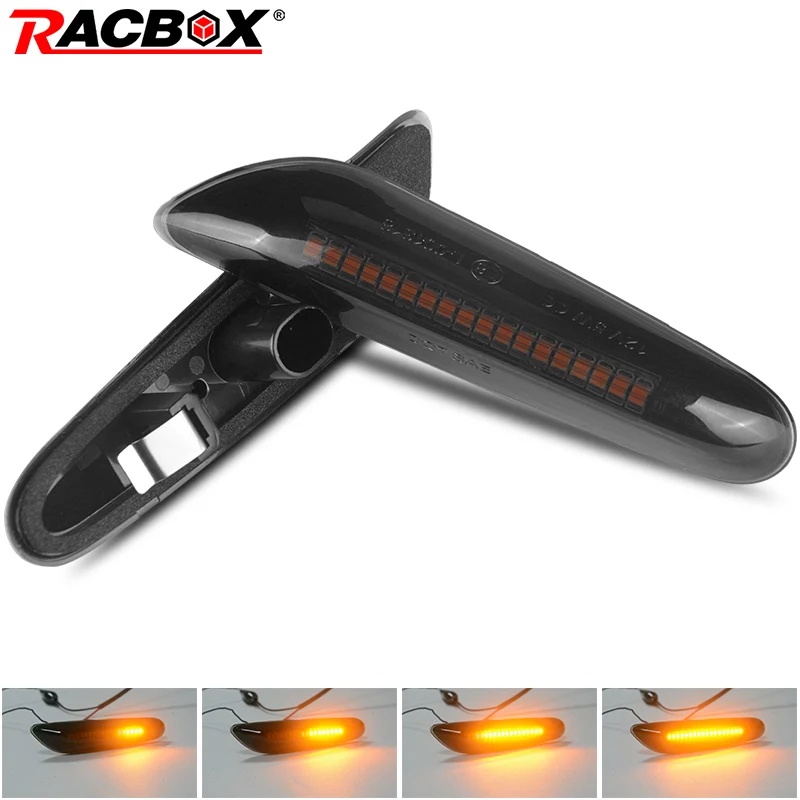 Автомобильный светодиодный динамический боковой маркер указатель поворота