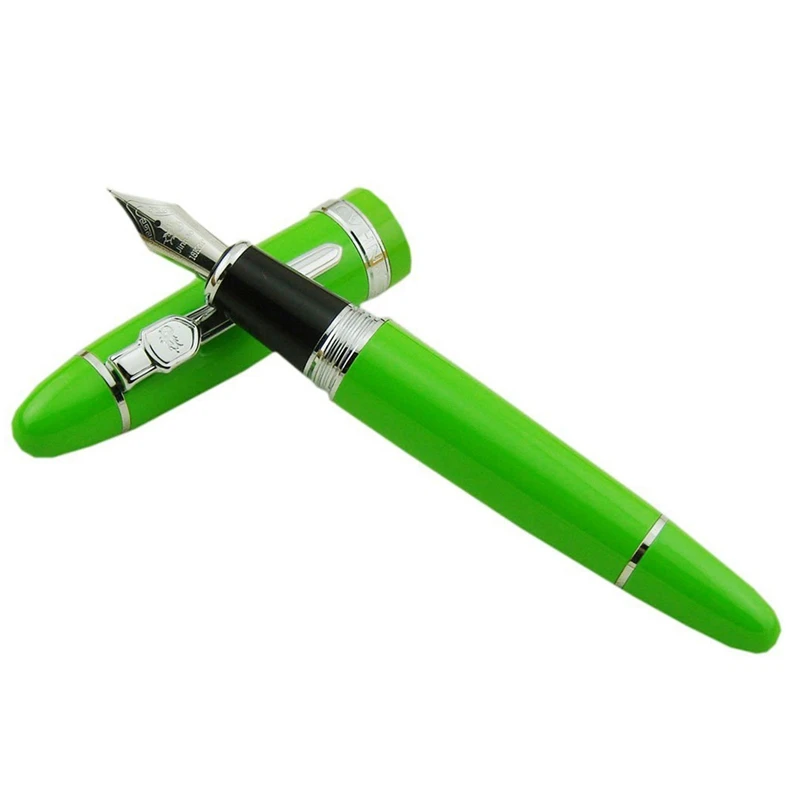 Jinhao 2 шт. 159 авторучка Студенческая специальная белая и серебристая отделка