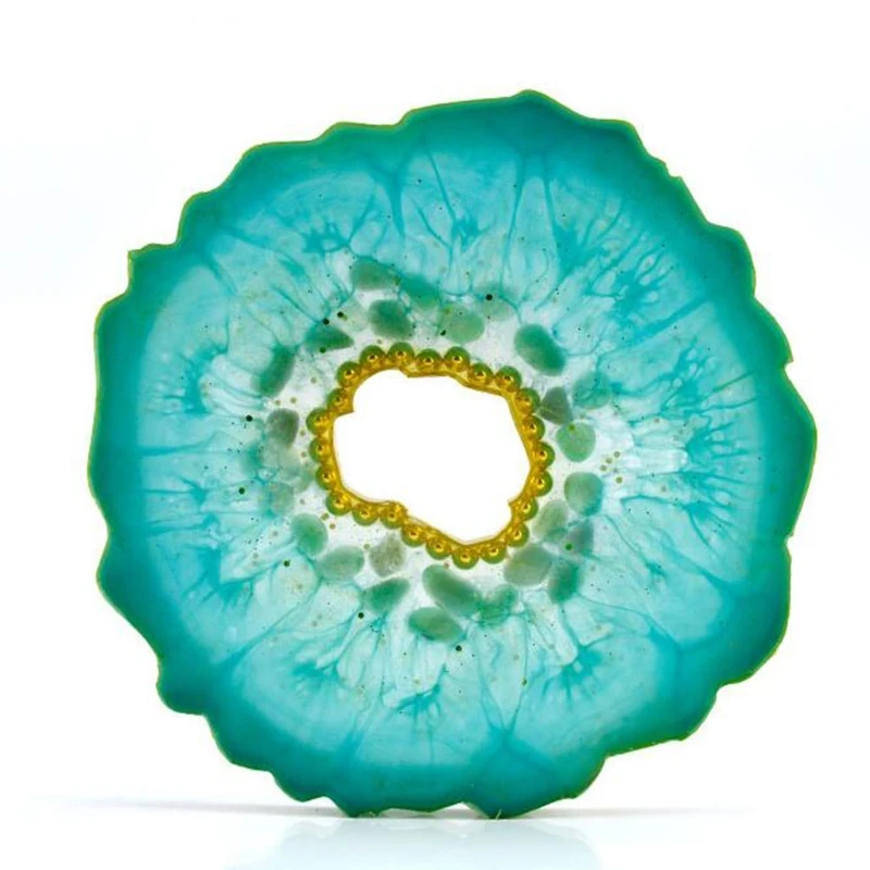 

3 Pcs/Set Crystal Epoxy Resin Mold Coaster Casting Silicone Mould DIY Crafts Jewelry Making Tools