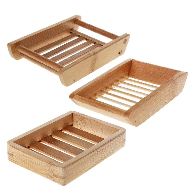 

Portable Soap Dishes Creative simple bamboo manual drain soap box Bathroom bathroom Japanese style soap soap box