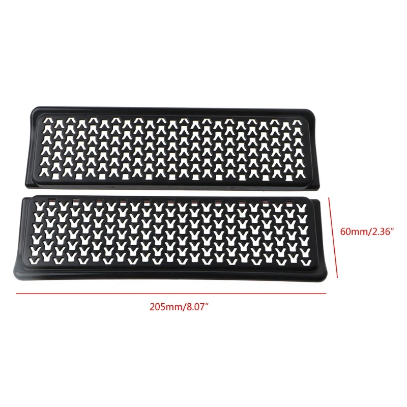 

ABS Vent Slit Ventilation Opening Protective Cover Compatible with Model Y Under Seat Dustproof Anti-clogging Cover