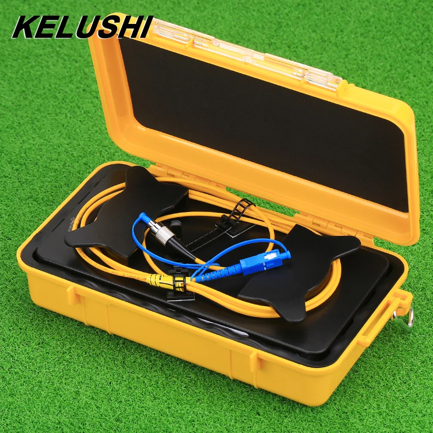 Волоконно оптический OTDR Расширенный пусковой кабель коробка 1 км одиночный режим