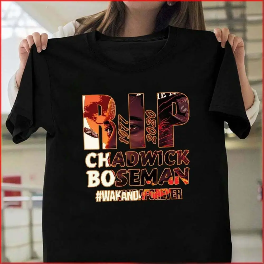 

Panther RIP Chadwick Boseman, T-shirt, Wakanda Forever T-shirt