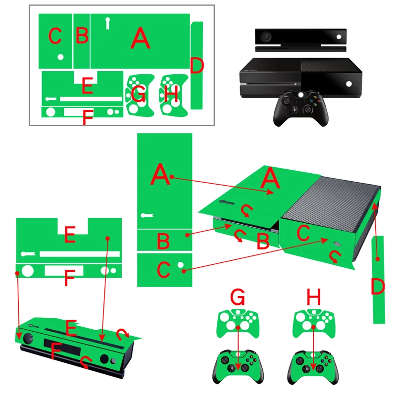 Звездные войны для консоли Microsoft XBOX ONE виниловые наклейки и контроллеры X box One|war