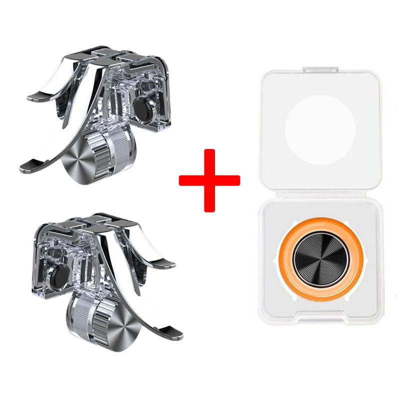 Джойстик для джойстика PUBG Joypad Trigger Fire Button Aim L1 R1 Key L1R1 Shooter контроллер для PUBG игра для мобильного телефона Pad - Цвет: Color 4