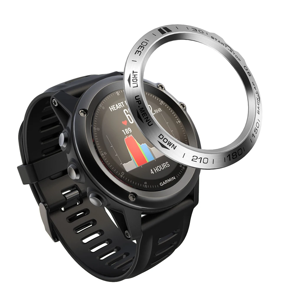 Защитный чехол из нержавеющей стали для смарт-часов Garmin Fenix 5X | Наручные часы