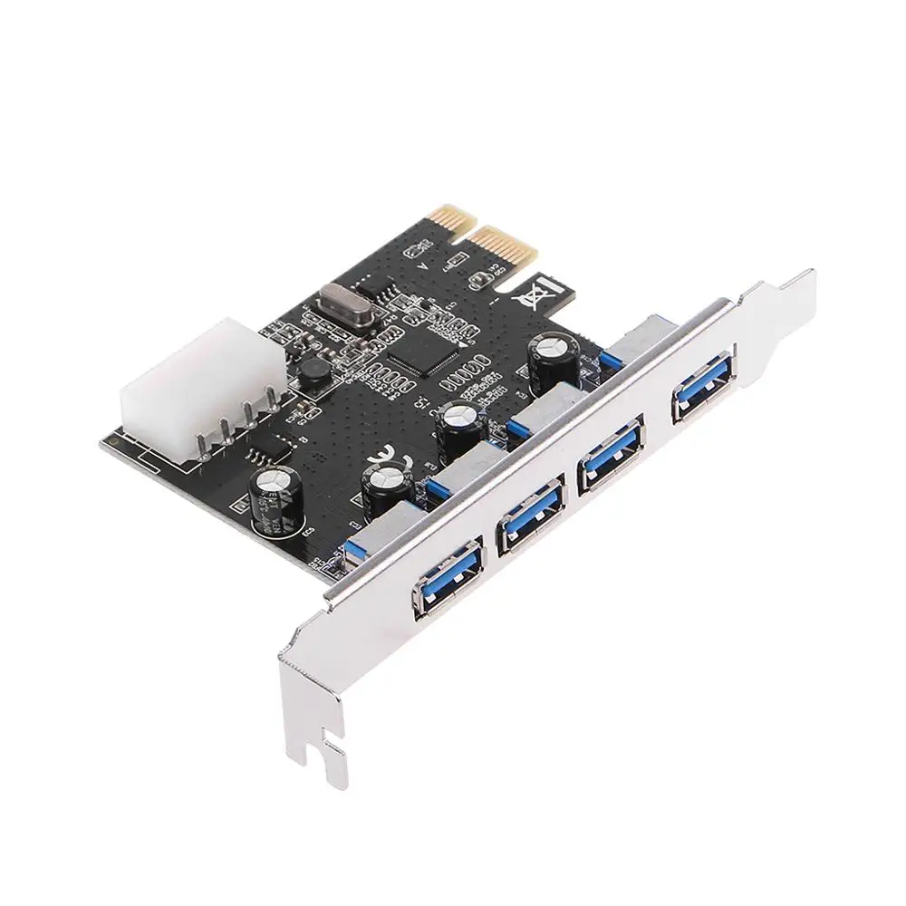Адаптер расширения PCI E для концентратора USB 3 0 с 4 портами Express скорость 5