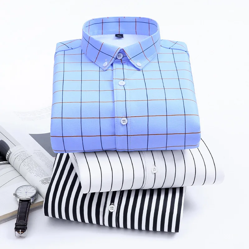 

Bottoming Plaid Warm Shirt Quality Winter Men Shirt Sanding Cotton Velvet Lining Flannel