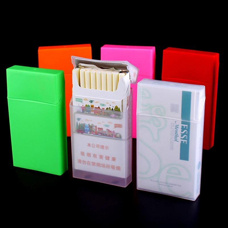 Женский Чехол держатель для сигарет тонкий книжка с откидной крышкой удлиненный