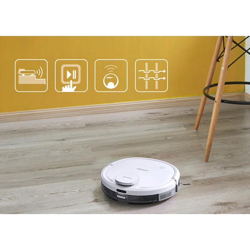 Робот-пылесос для сухой и влажной уборки ECOVACS DEEBOT OZMO 900 белый смарт-навигация