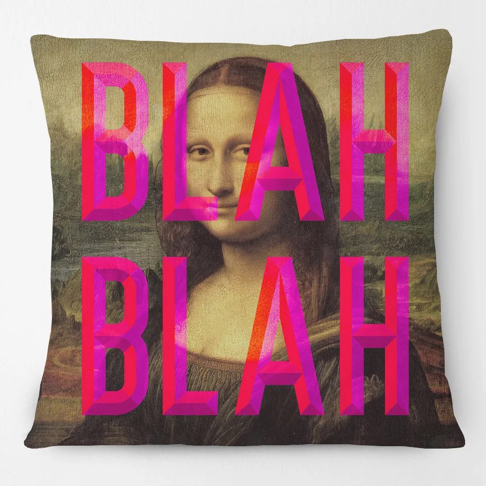 Декоративный чехол-наволочка с изображением искусственной масляной живописи в