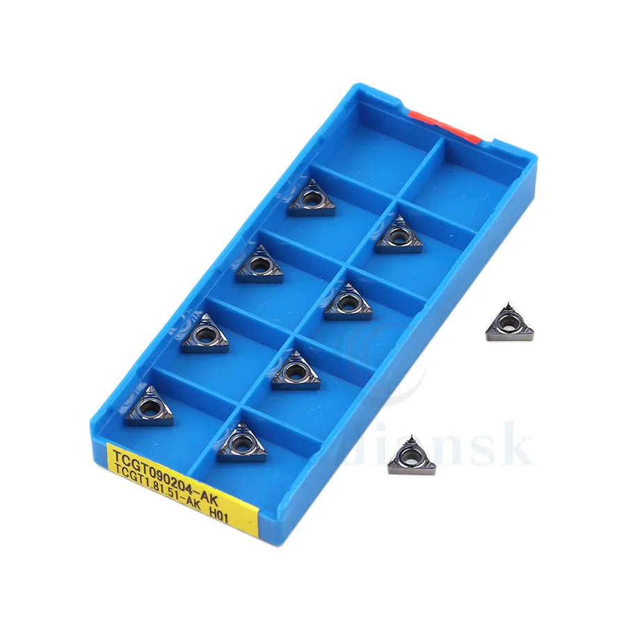 

TCGT090202 TCGT090204 AK H01 Cemented carbide Aluminum turning tool milling insert CNC Lathe Tool Inserts Aluminum Processing