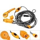 Портативный инструмент для мытья автомобиля, помпа для мойки автомобиля, 12 В, вода из ведра в устойчивый, Бережный душевой поток для кемпинга, путешествий