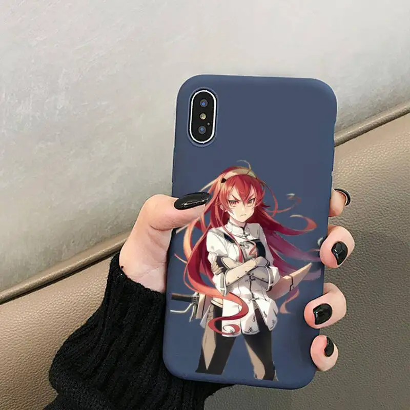 

Mushoku Tensei Jobless Reincarnation Phone Case for iPhone 12 mini 11 Pro XS MAX X XR 7 8 6 Plus Candy Color blue Soft Silicone