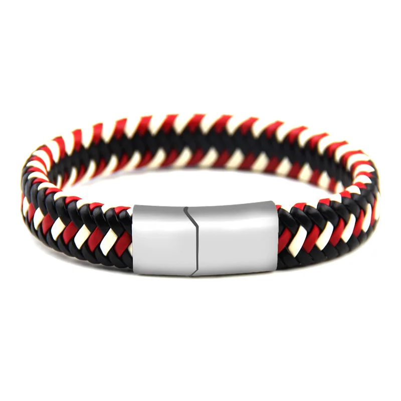 Мужской кожаный браслет мужской | Украшения и аксессуары