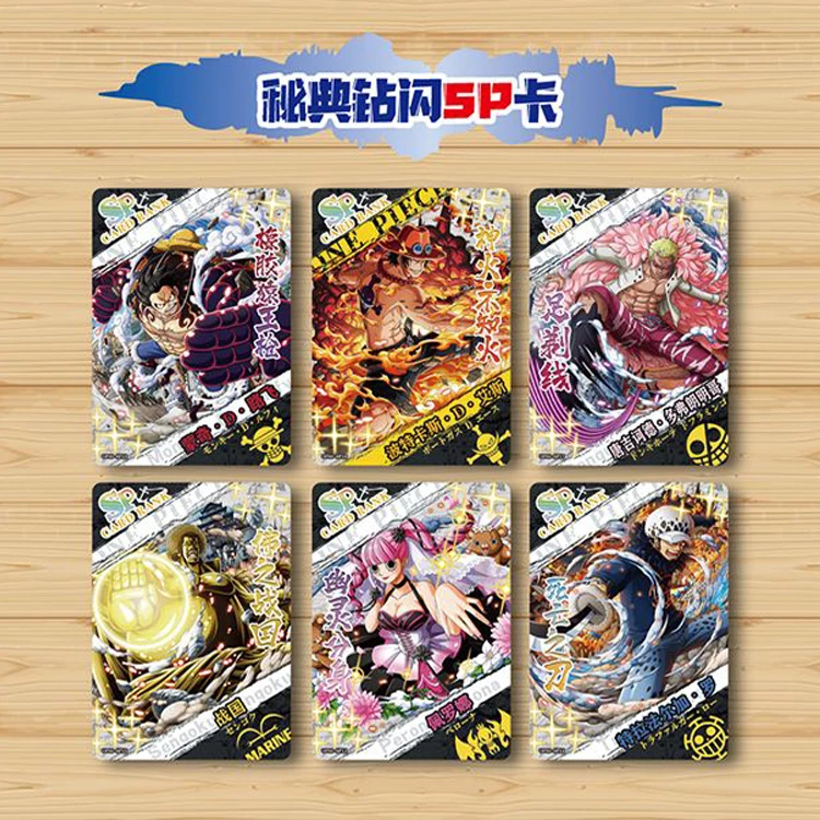 Luffy Roronoa Sanji Nami TCG японское аниме коллекция карт карты игры 50-210 шт./коркоркор.