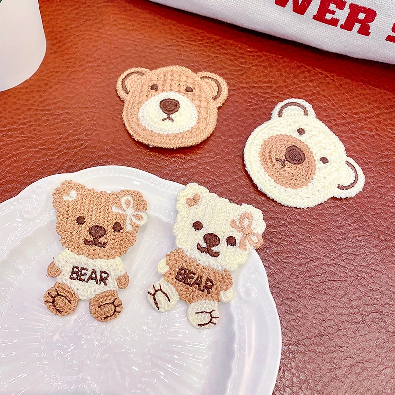 

Новые милые Мультяшные шерстяные заколки для волос с медведем для девочек детские милые заколки для волос модные аксессуары для волос