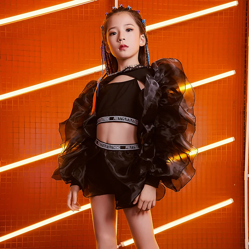 Джазовые танцевальные костюмы для девочек в стиле хип хоп Детские уличные сцены