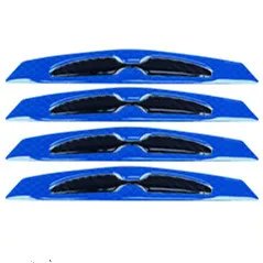 Door-Blue Автомобильные светоотражающие полосы Предупреждение ющая лента для стайлинга автомобилей Крыло двери наклейки на багажник Наклейка знак безопасности светоотражающие наклейки предупредительные полоски - Цвет: Door-Blue