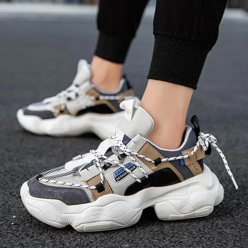 Кроссовки на воздушной подушке унисекс высокие Повседневная Удобная Обувь для