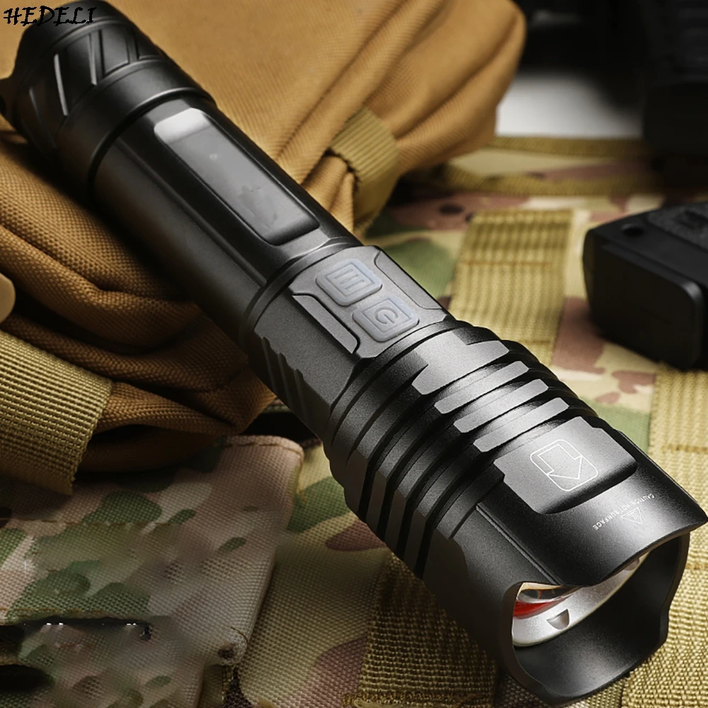 Новинка 2020 мощный светодиодный фонарик Xhp100 Xhp90.2 Xhp70.2 тактический фонарь Usb