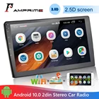 Автомагнитола AMPrime, мультимедийный плеер на Android, с экраном 10 дюймов, GPS, Bluetooth, для Toyota, типоразмер 2DIN