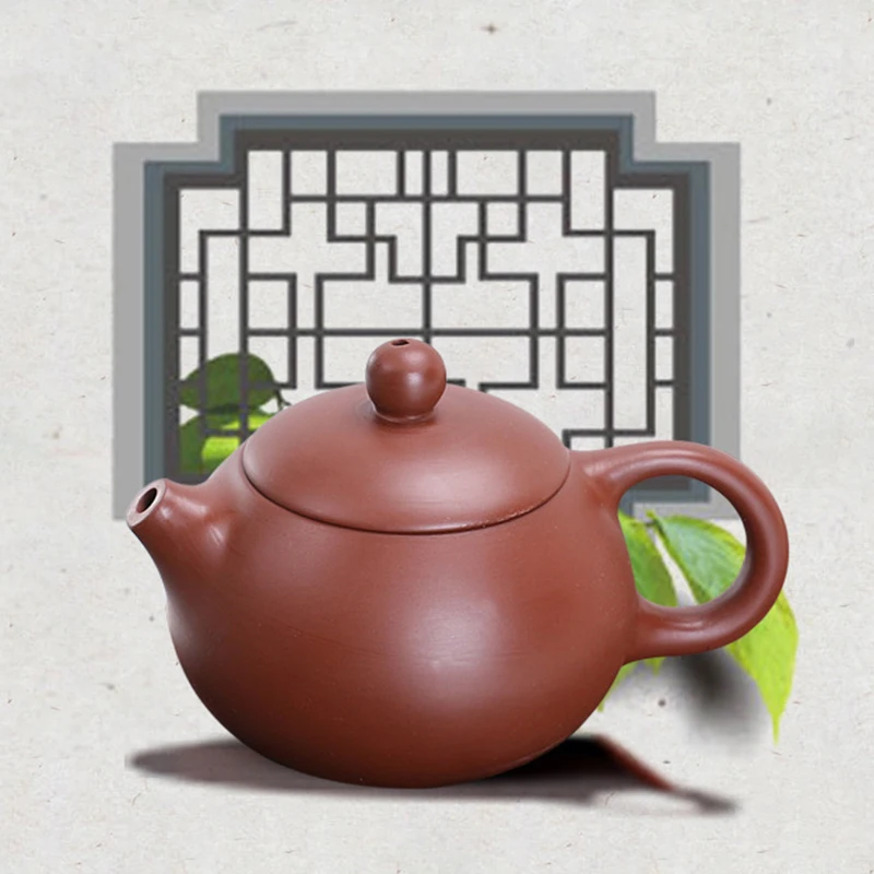 Чайный сервиз из пурпурного песка черный/красный керамический чайный Кунг фу