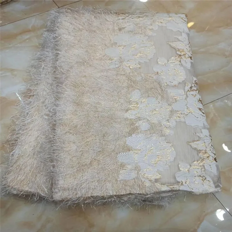 Latest Tassels French Nigerian Organza blue Lace Fabrics Sequins African Velvet Tulle Fabric Wedding | Дом и сад
