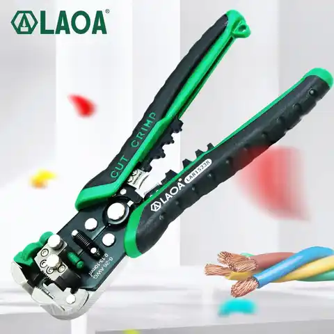 LAOA автоматические инструменты для зачистки проводов, кусачки, плоскогубцы, кусачки для зачистки электрических кабелей, обжимной инструмен...