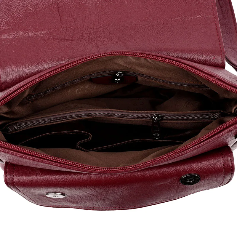 

Winter Style Soft Leather Luxury Purses And Handbags Women Bags Designer Women Shoulder Crossbody Bags For Women 2020 Sac A Main