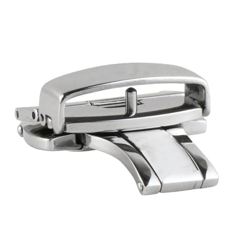 Автоматическая застежка-бабочка браслет из нержавеющей стали с двойным кликом