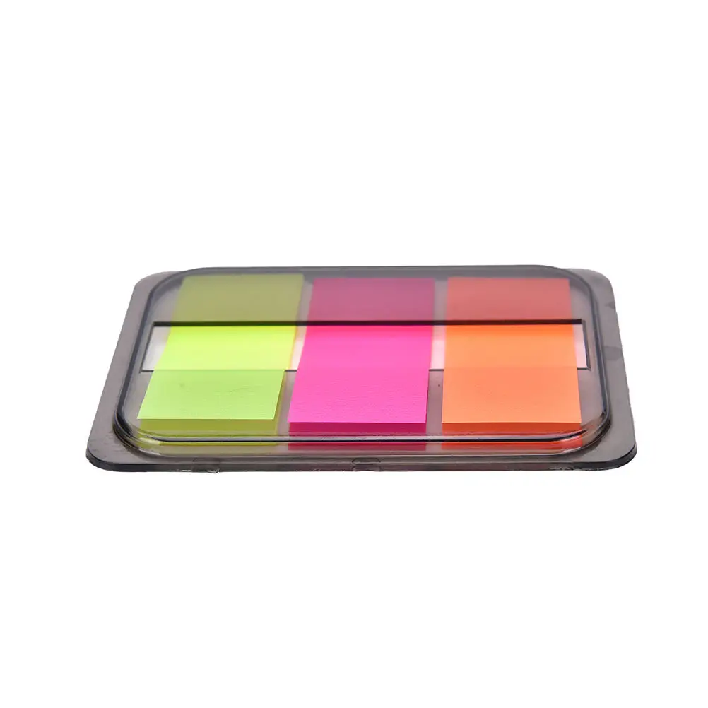 

5pcs Self Adhesive Memo Pad Sticky Cute Candy Color Sticky Notes Bookmark MarkerMemo Sticker Paper Escolar Packing8*5.5cm