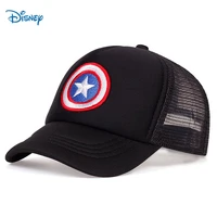 disney marvel hat superhero captain america shield embroidered baseball cap childrens hat baby boys girls outdoor hats