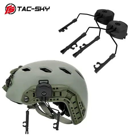 Военная тактика Peltor helmet ARC OPS-CORE адаптер для шлема кронштейн для наушников и переходник для шлема быстрого действия-BK