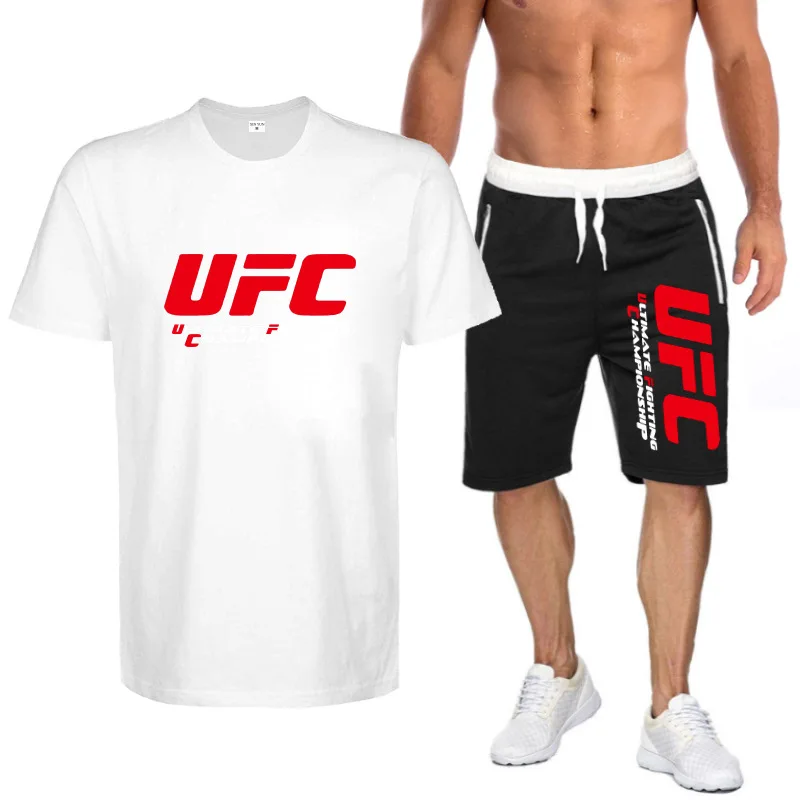 2021 брендовая популярная новинка Хлопковая мужская футболка для MMA бокса +